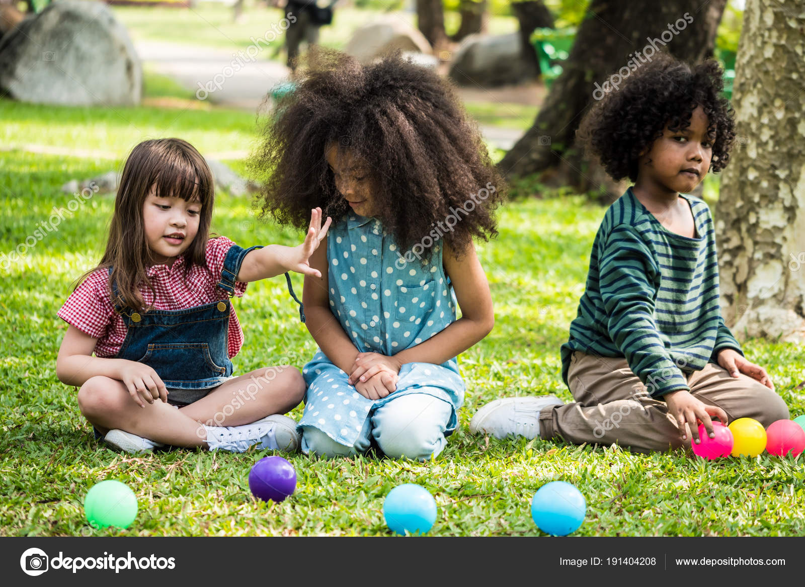 kids playing with balls