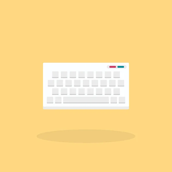 Tastatur flaches Symbol Illustration — Stockvektor