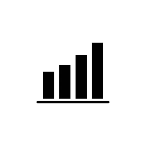 Balkendiagramm-Symbol Vektor-Illustration — Stockvektor