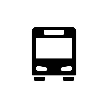 bus simgesi vektör illüstrasyonu