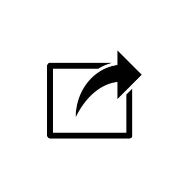 paylaşımlı simge vektör illüstrasyonu