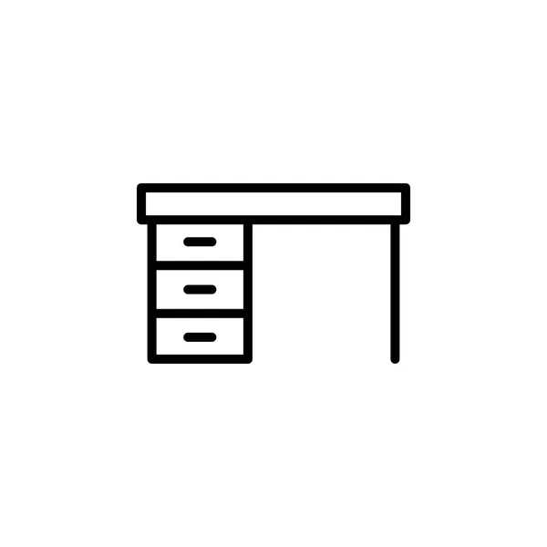 Desktop Icon Vektor Illustration — Stockvektor