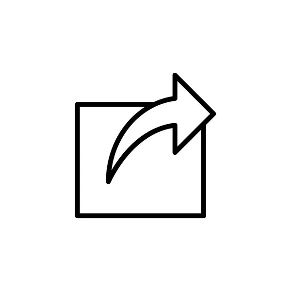 Obrázek vektoru sdílené ikony — Stockový vektor