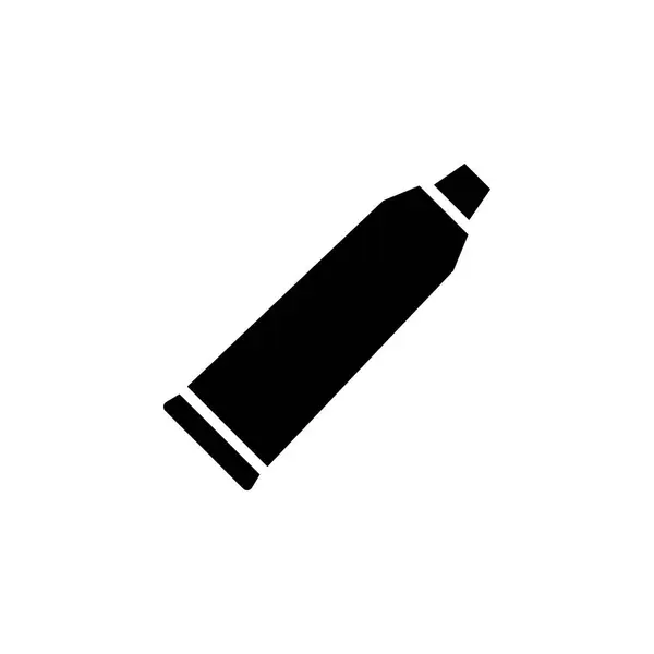 Ilustrasi vektor ikon pasta gigi - Stok Vektor