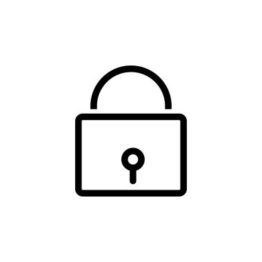 ikon vektör illüstrasyonunu kilitle