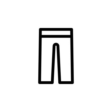 pantolon simgesi vektör illüstrasyonu