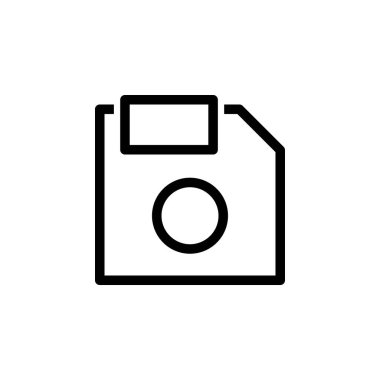 Simge vektör illüstrasyonunu kaydet