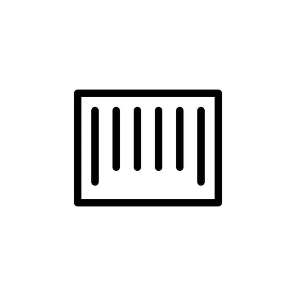 Barcode pictogram vector illustratie — Stockvector