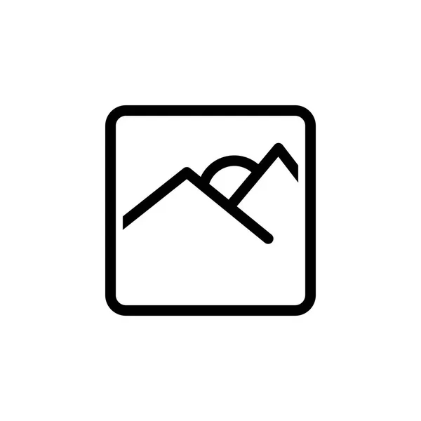 Afbeelding pictogram vector illustratie — Stockvector