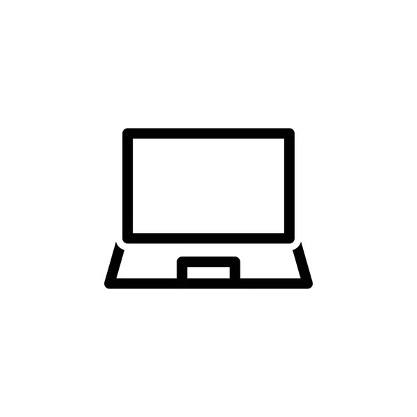 Laptop icon vector illustration — Stock Vector