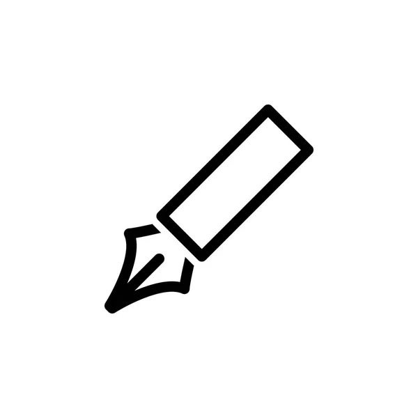 Kalem simgesi vektör illüstrasyonu — Stok Vektör