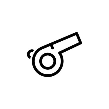 ıslık simgesi vektör illüstrasyonu