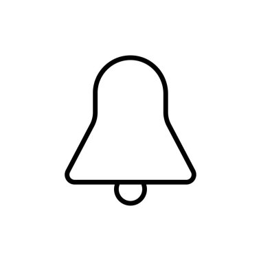 Çan simgesi vektör illüstrasyonu