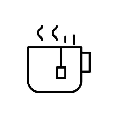 Çay simge vektör çizim