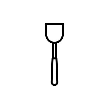 spatula simgesi vektör illüstrasyonu