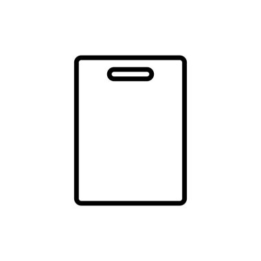 Tahta simgesi vektör illüstrasyonu kesiliyor