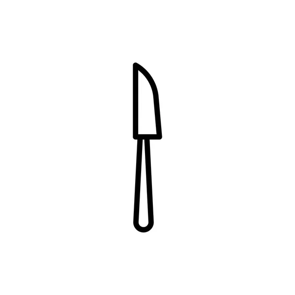 Illustrazione vettoriale icona coltello — Vettoriale Stock