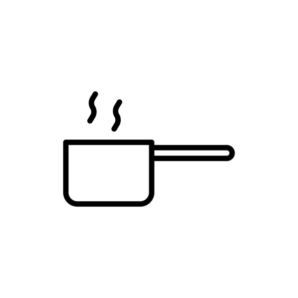 Pot icono vector ilustración — Vector de stock