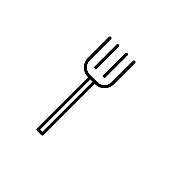 Fork icon vector illustration — Stock Vector