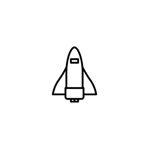 Rocket, spaceship icon vector illustration — Stock Vector