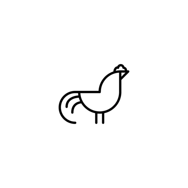 Векторная иллюстрация курицы, курицы — стоковый вектор