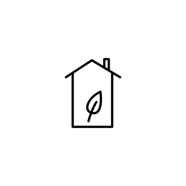 Eoc Haus Symbol Vektor Illustration — Stockvektor