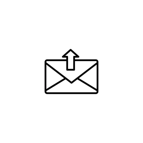 E-Mail senden Symbol Vektor Illustration — Stockvektor