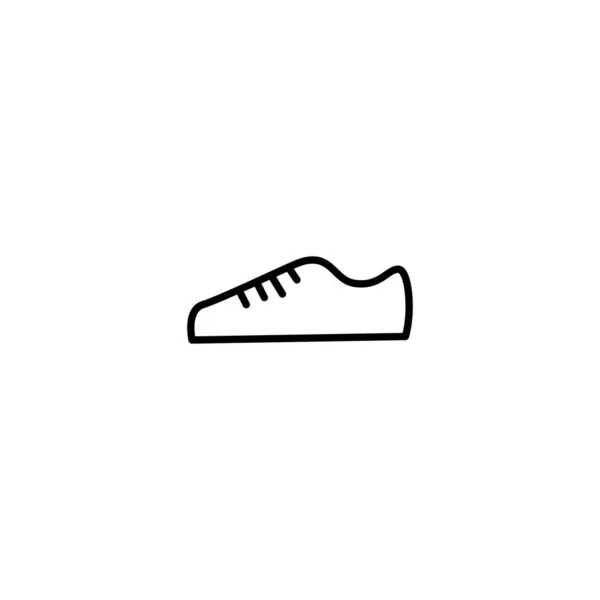 Chaussure, illustration vectorielle icône chaussures — Image vectorielle