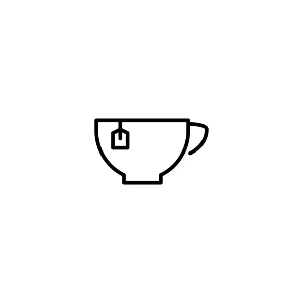 Teetasse Symbol Vektor Illustration — Stockvektor