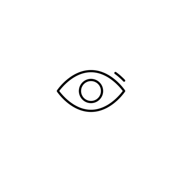 Eye View Icon Vector Illustration — Stock Vector