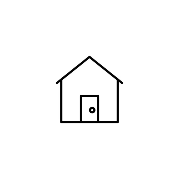 Home Haus Icon Vektor Illustration — Stockvektor