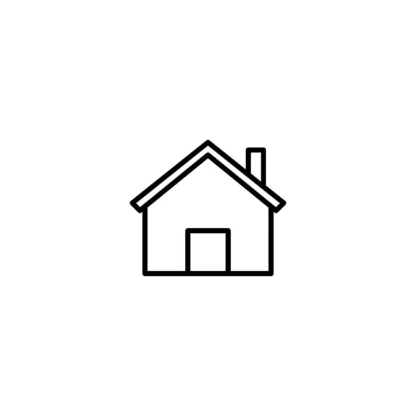 Home Haus Icon Vektor Illustration — Stockvektor