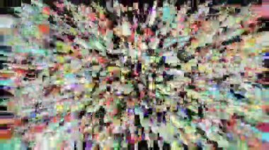 Tasarım elemanları ile basit soyut arkaplanı kapat