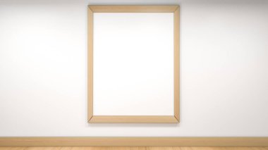 Görüntü çerçeveli iç duvarın 3D görüntülemesi 