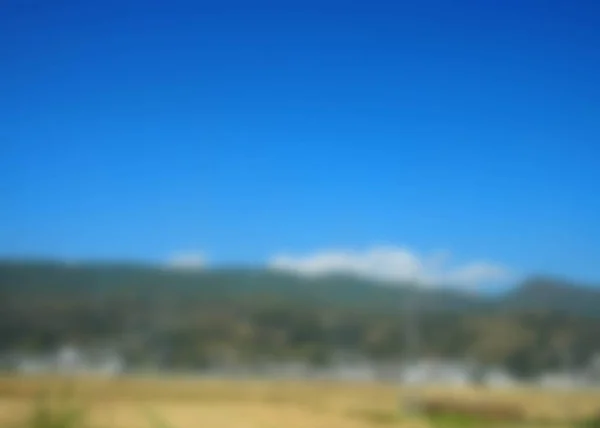 Blur Landscape Mountain Grass Field Background — Stock Photo, Image