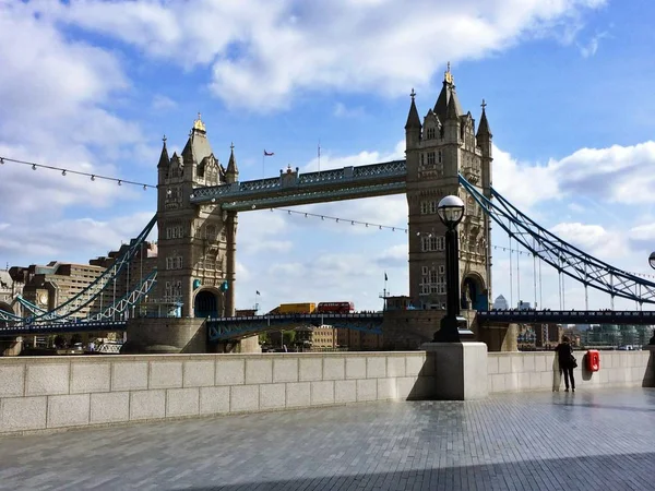 Γέφυρα Πύργων Στο Λονδίνο City — Φωτογραφία Αρχείου