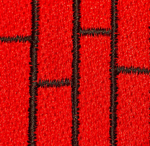 Knitted Wool Red Background — 스톡 사진