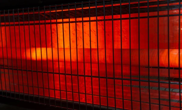 Rotes Clublicht Hinter Den Gittern Abstrakter Roter Hintergrund — Stockfoto