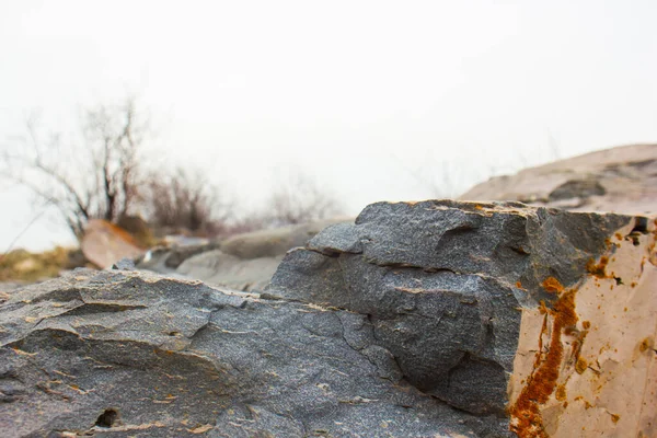 Big Meteorite Hill Sky — Stock Photo, Image