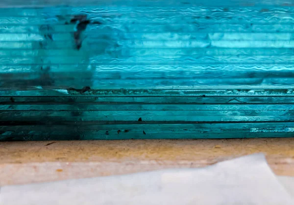 Niebieski Drewniane Tło Niebieski Drewniane Tapety — Zdjęcie stockowe