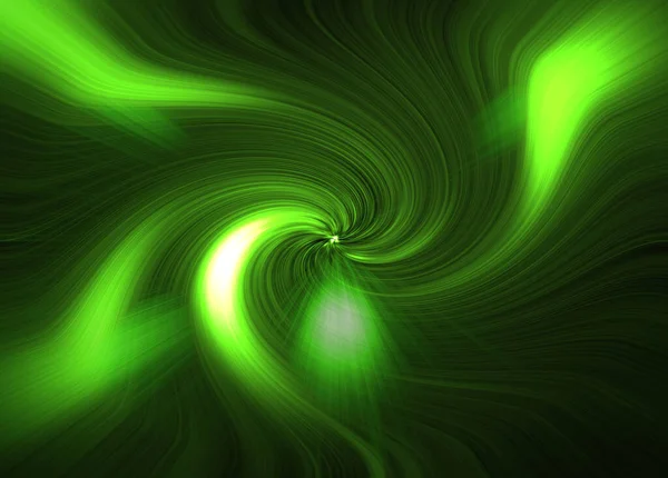 Abstrait Fond Fractal Vert Abstrait Fond Vert Avec Des Lignes — Photo