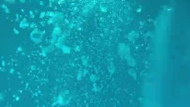Luftbubblor Stiger Havet — Stockvideo