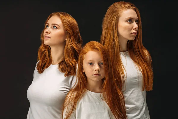 Cool group of people with red hair — Stock Photo, Image