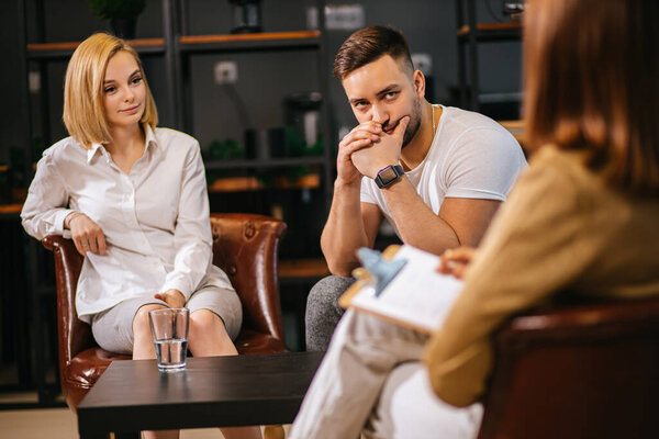 married couple came to psychologist, asking for help