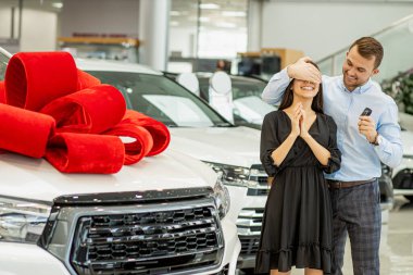 guy bought new automobile for his wife