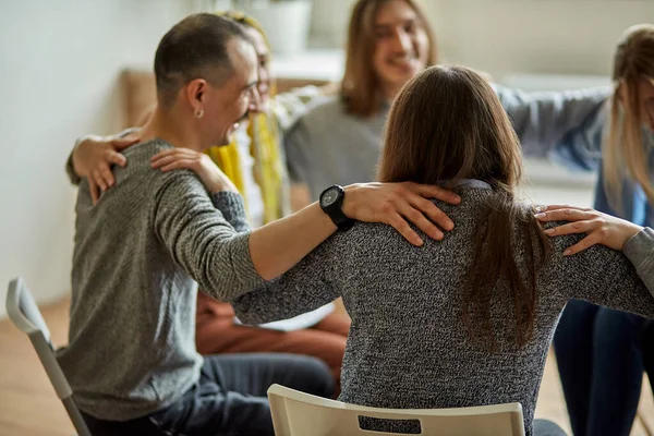 Afkickkliniek vergadering, anonieme alcoholisten — Stockfoto