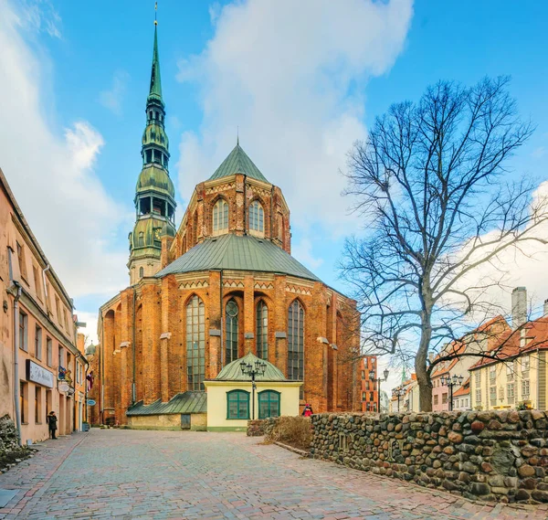 St Peter church building in Riga, Latvia