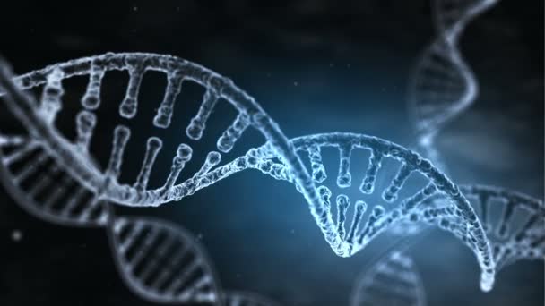 Dna strand zeitlupe — Stockvideo