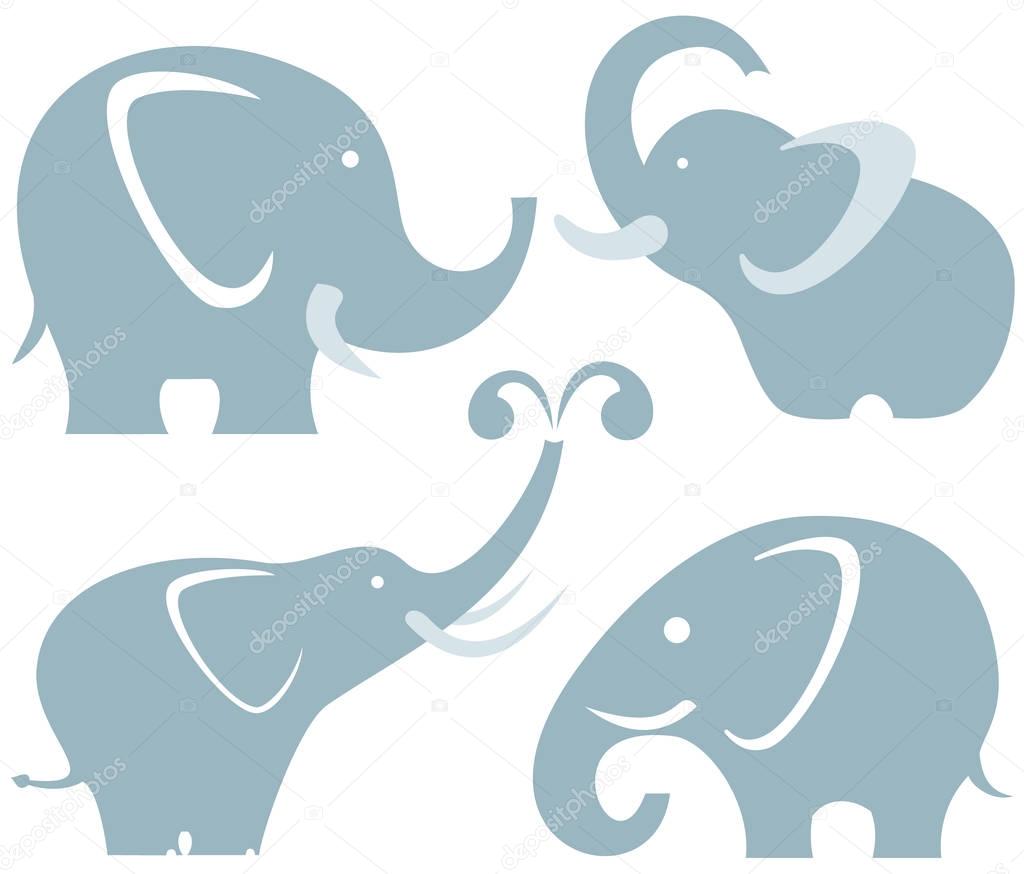Four Elephants symbols