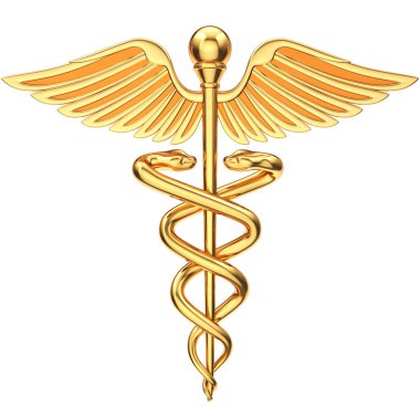 Altın caduceus